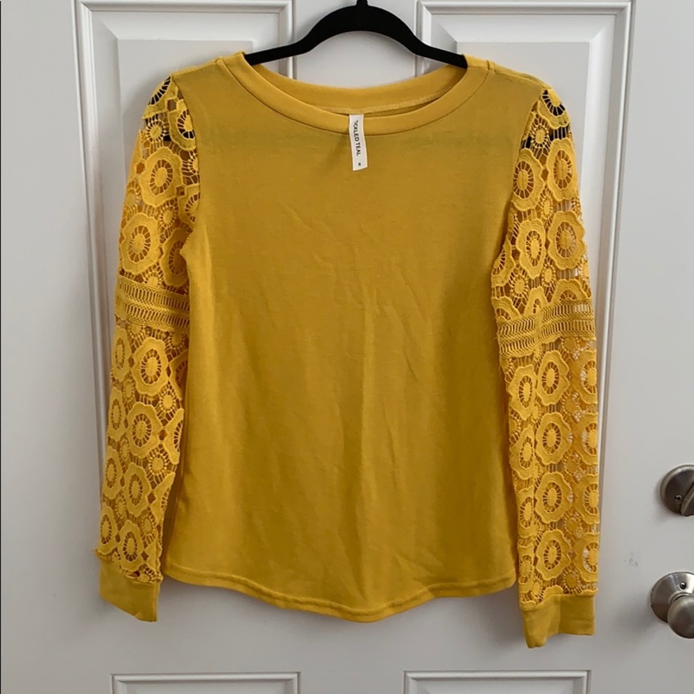 Tickled Teal blouse